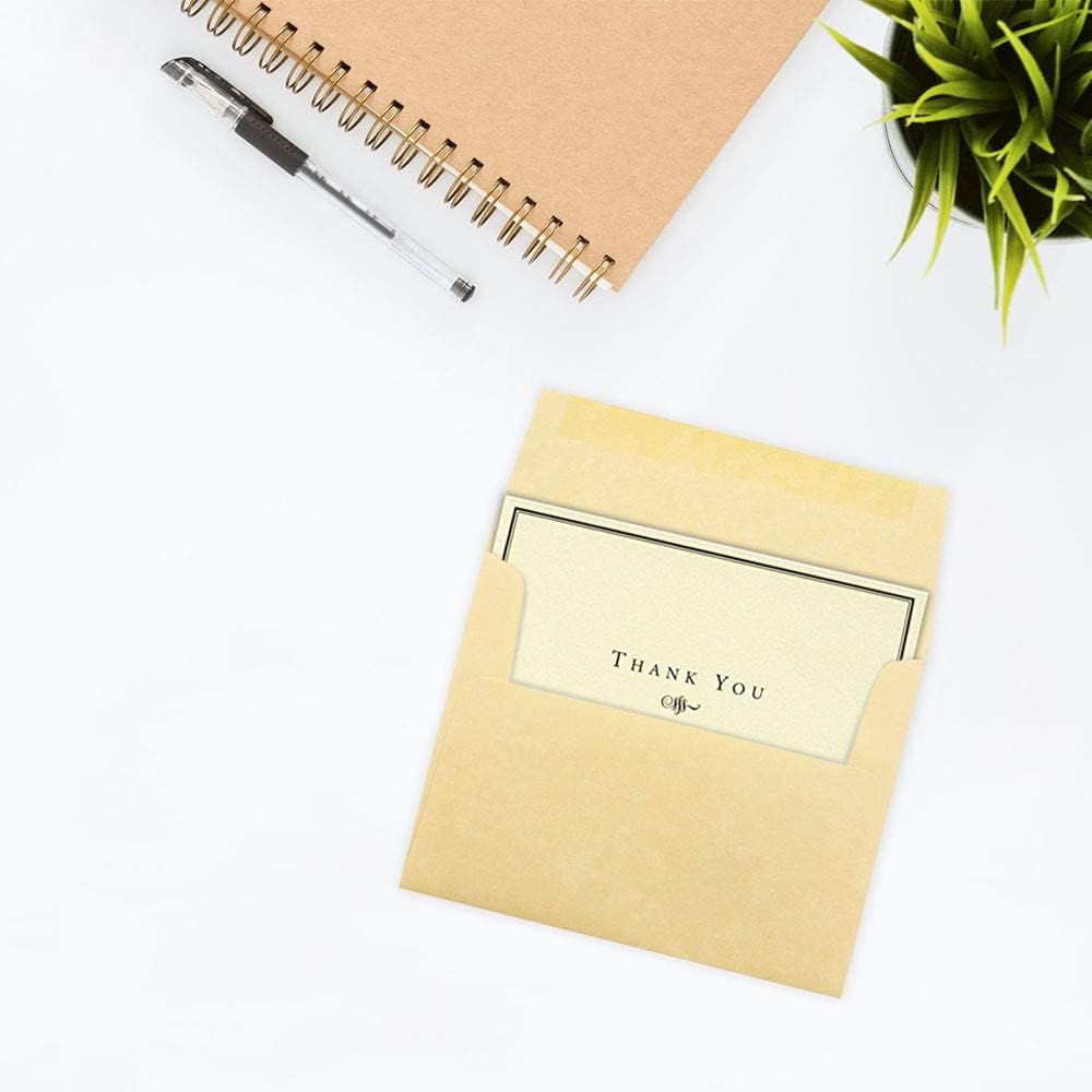 JAM PAPER A2 Parchment Invitation Envelopes - 4 3/8 x 5 3/4 - Antique Gold Recycled - 50/Pack