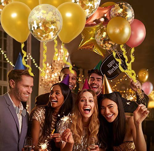 TONIFUL Curling Ribbon-Gold Gold Balloon Curling Ribbons-250 Yards Balloon String for DIY Decor,Gift Wrapping,Ribbons and Bows for Christmas New Year Birthday Gifts Graduation Supplies