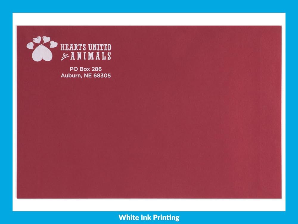 LUXPaper A9 Invitation Envelopes | Peel & Press | 5 3/4" x 8 3/4" | Garnet Red | 80lb. Text | 50 Qty