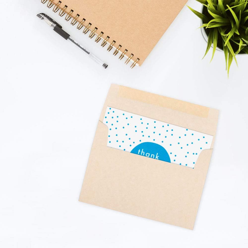 JAM PAPER A8 Parchment Invitation Envelopes - 5 1/2 x 8 1/8 - Natural Recycled - 50/Pack