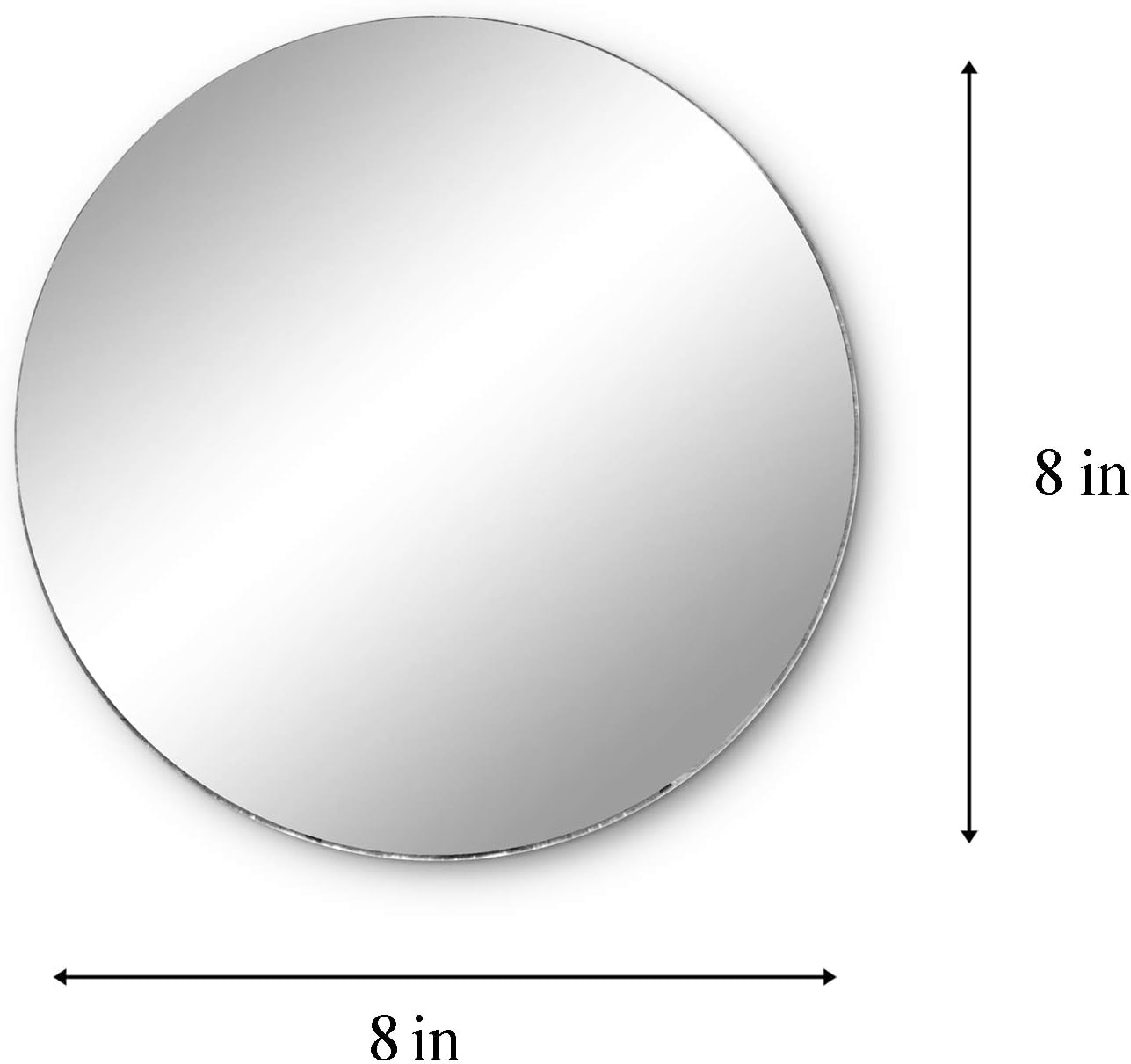 Super Z Outlet Round Mirror Wedding Table Centerpieces, 10 Pieces, 8" Inches