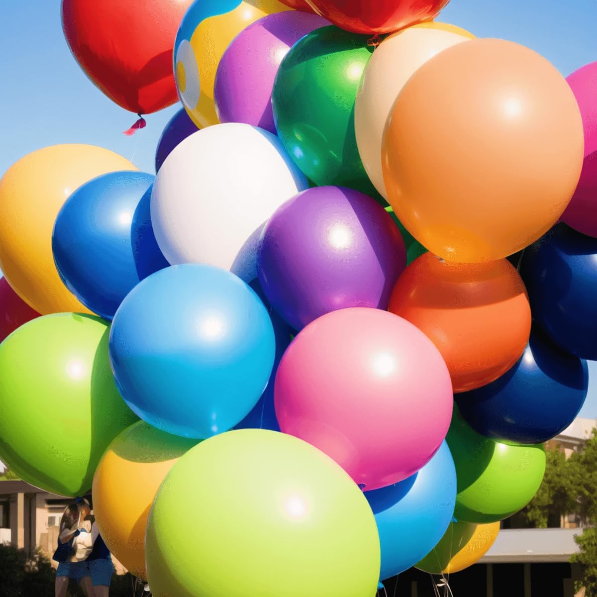 90 Pack 18 inch Balloons 15 Kinds Colors Latex Colorful Party Balloon Bulk for Various Party Events Decorations
