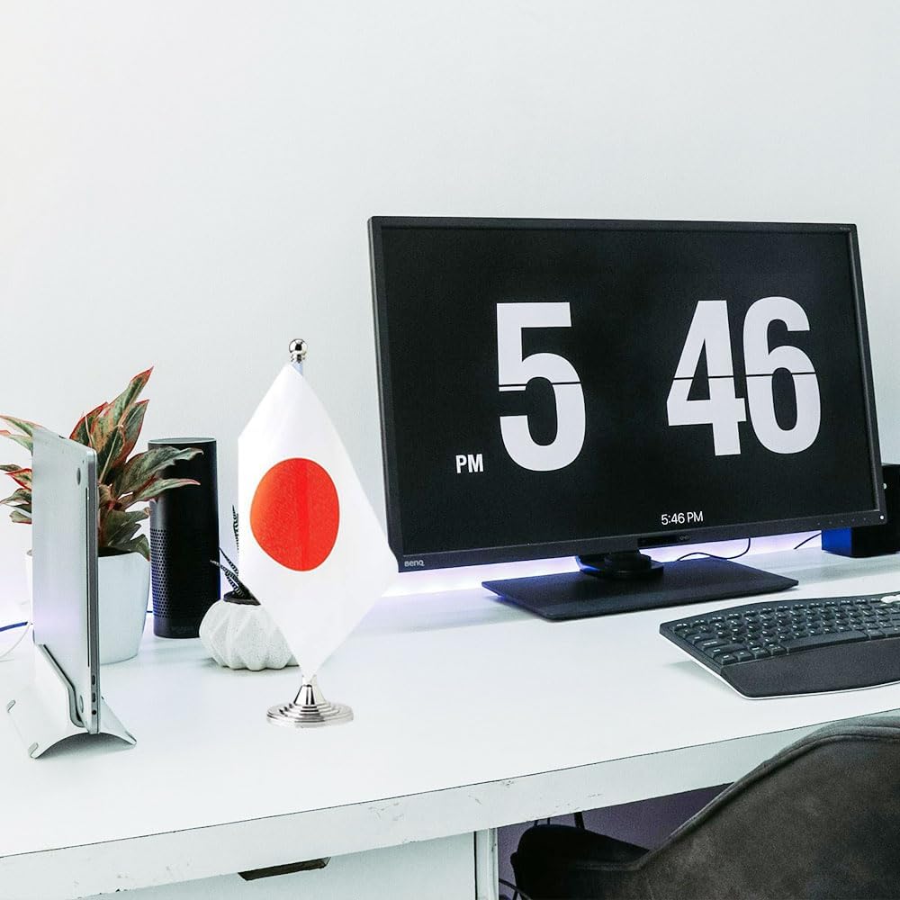 Japan Flag Japanese Flags, Small Mini Japanese Desk Flag, Used for Table Office Classroom Home Patriotic Events Decorations