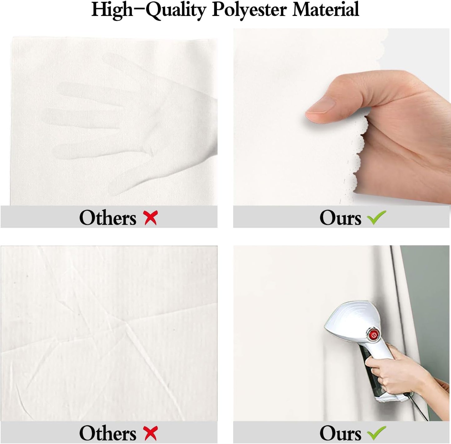 Ivory Portrait Backdrop 8x10ft Zoom Meeting Photo Studio Shooting Props