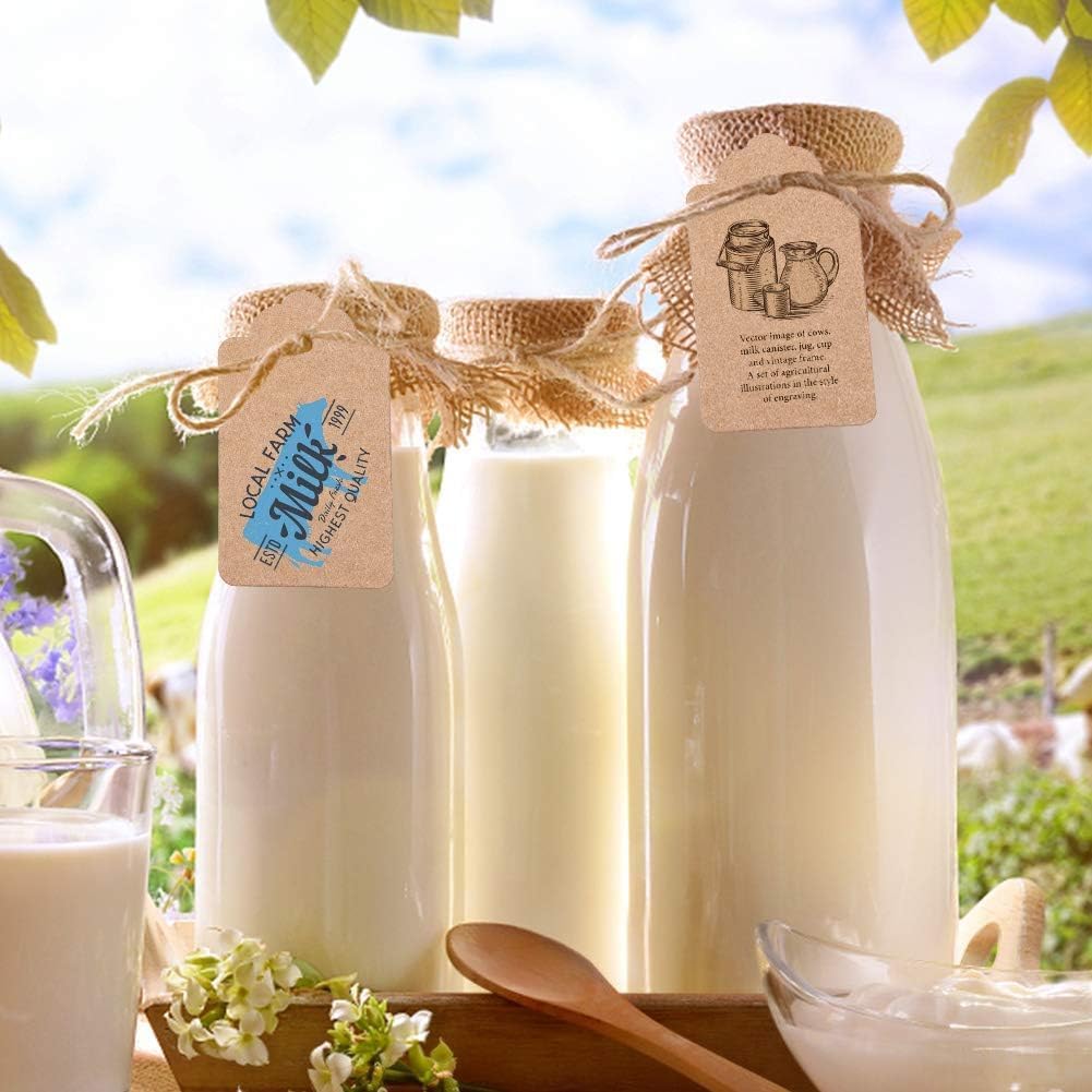 Custom Gift Tags with String, Personalized Tags for Favors, Customized Gifts Wrapping Labels, Wedding Items Birthday Party Favors Crafts Tag (Rectangle Shape)