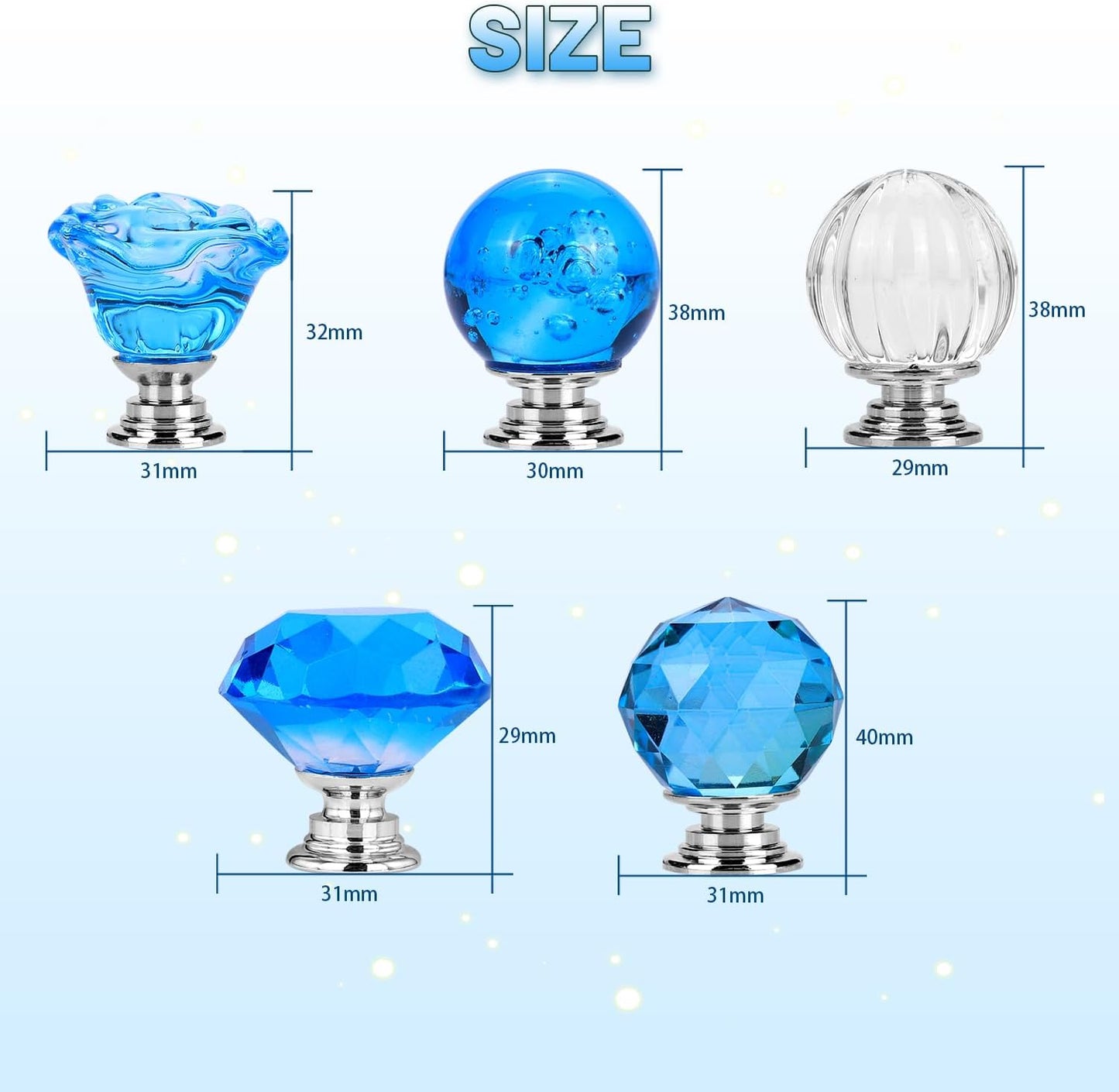 158 Pcs DIY Fairy Wand Garden Stakes Kit,Multiple Color Scheme European Beads Crystal Diamond Tops and 12 or 10 Inch Threaded Rods,Stainless Steel Stakes with Diamond Toppe (Red)