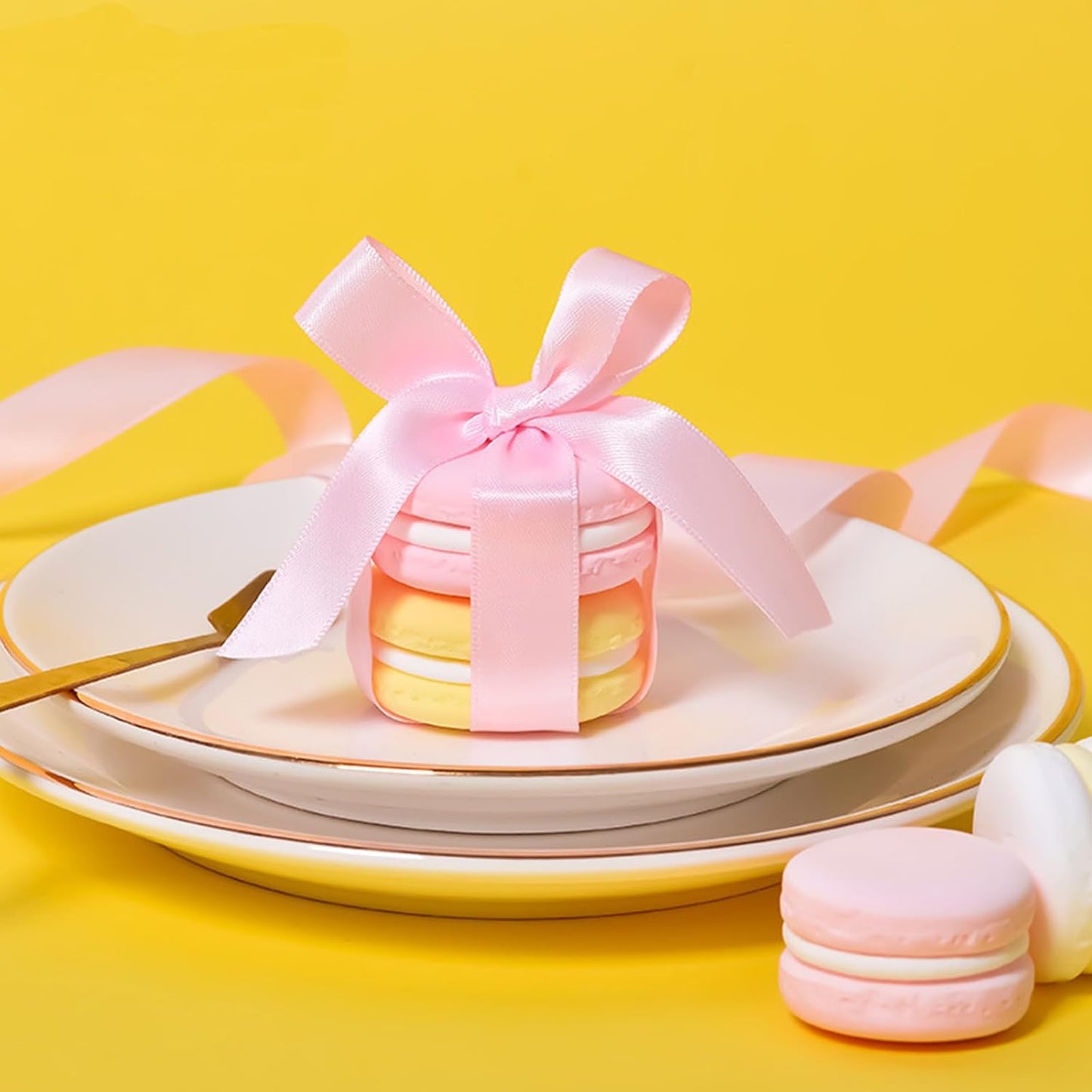 1/2" x 50 Yards Pink Satin Ribbon Single Faced Fabric Ribbons for Gift Wrapping, Crafting, Bows Making, Sewing, Wedding, Home Decor