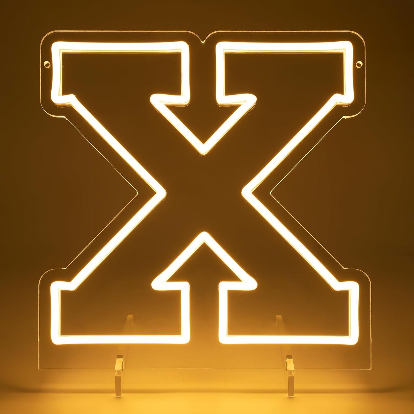 Light Up Letters X, Led Marquee Letter Lights Neon Sign, 13.9" Height Decorative Lighted Alphabet Number, Battery/USB Powered Led Letters Lights for Wedding, Birthday, Party, Christmas or Home Decor