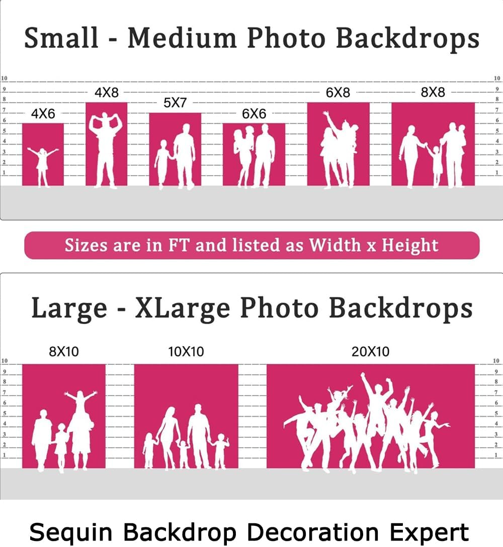 ShinyBeauty Iridescent Auqa Sequin Backdrop 10FTx10FT Photo Backdrops Blue Background 10FT Sequin Fabric Curtain for Christmas Happy Birthday Studio Backgrounds