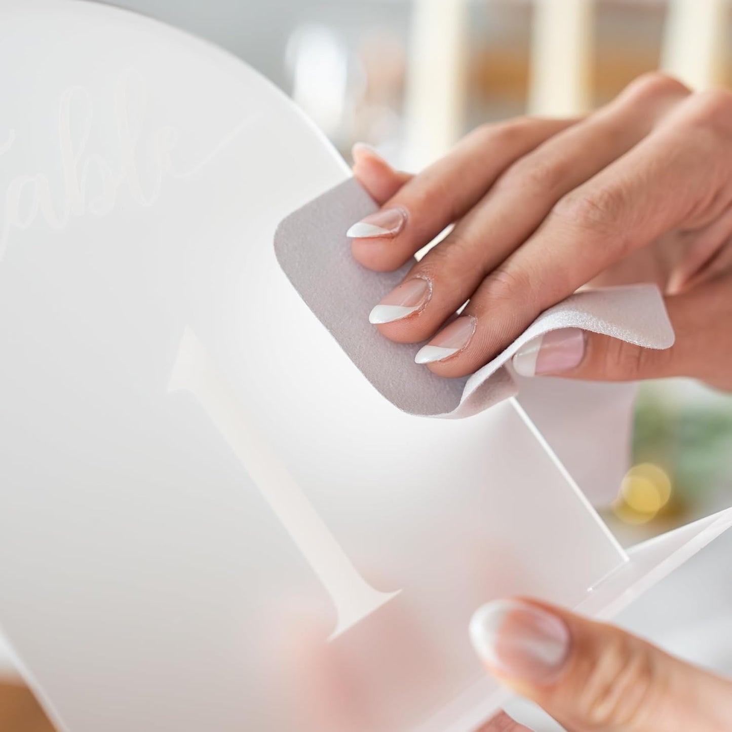 Frosted Arch Acrylic Table Numbers for Wedding Reception -20 Pack 5" x 7" White Font Table Number Centerpiece Set with Holder Stands & Head Table Sign - Anniversary, Event, Party, Wedding Table Numbers 1-20