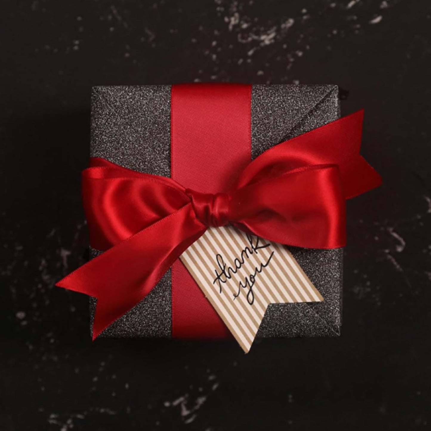 1-1/2" x 50 Yards Red Satin Ribbon Single Faced Fabric Ribbons for Gift Wrapping, Crafting, Floral Arrangements, Flower Bouquet, Wedding, Home Decor