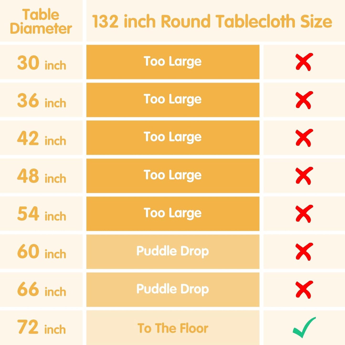 BRILLMAX 6 Pack Navy Blue 132 Inch Round Tablecloths Fit 72" Tables (Floor-Drop) - Circle Bulk Linen Polyester Fabric Washable Cloth Cover for Wedding Reception Banquet Birthday Party Buffet