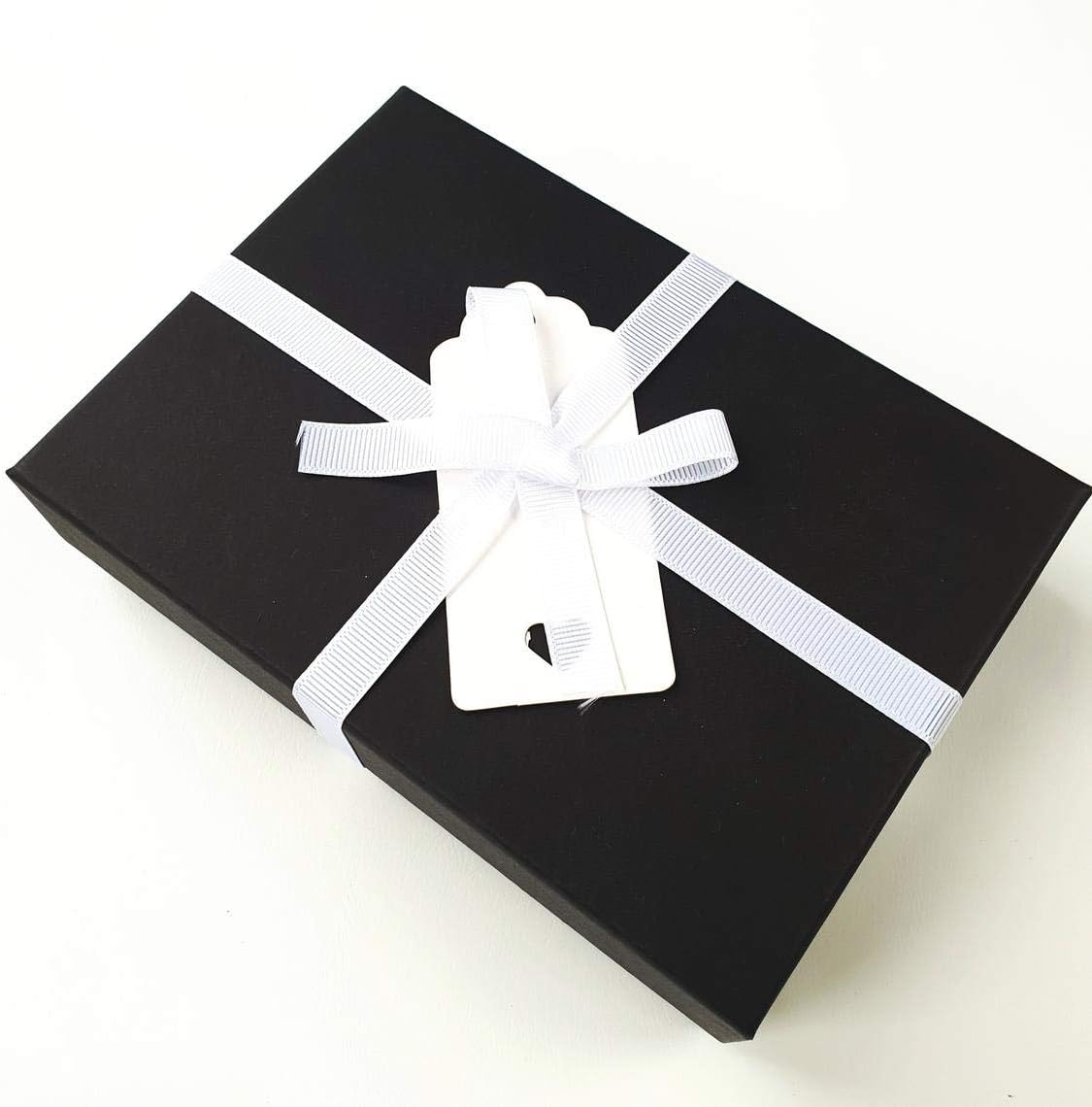 ITIsparkle 3/8" Inch Grosgrain Ribbon 50 Yards-Roll Set for Gift Wrapping Scrap Books Party Favor Hair Braids Baby Shower Decoration Cake Decoration Floral Arrangement Craft Supplies, White Ribbon