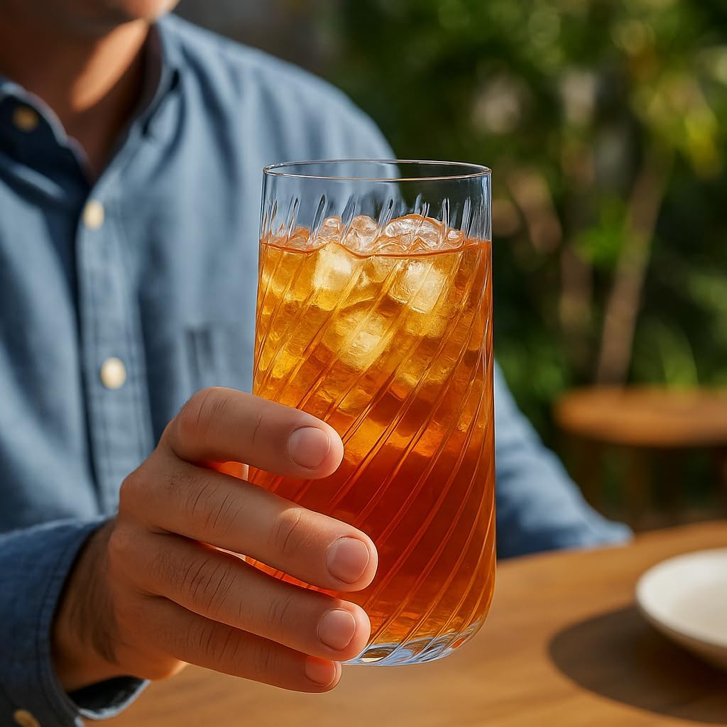 48 Pack Origami Ripple Plastic Glasses 24 9 Ounce Stemless Champagne Flutes & 24 12 Ounce Cups, BPA-Free Disposable Shatterproof Toasting Glasses for Weddings, Bars, and Events (48, Twiselle Clear)