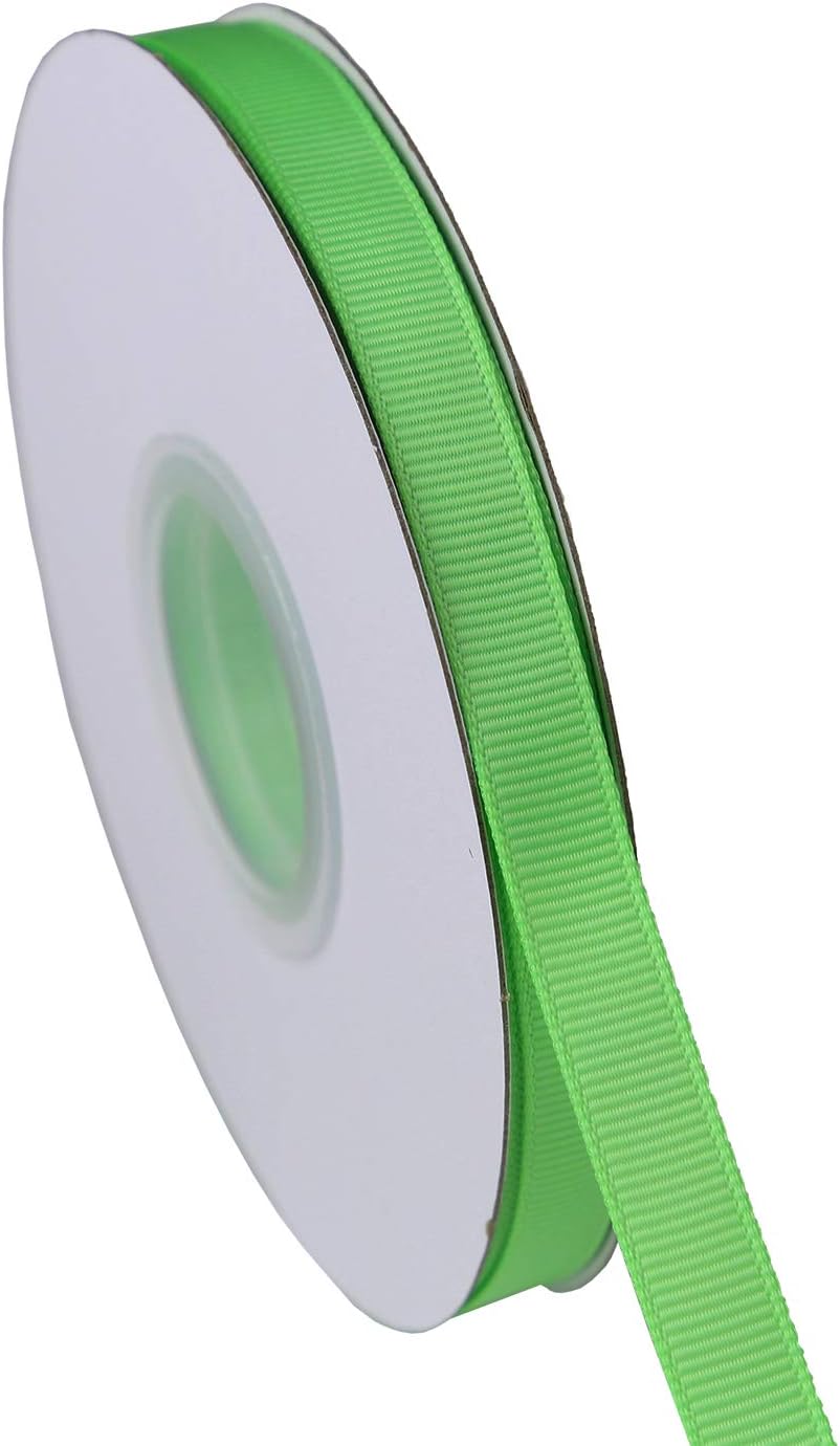 ITIsparkle 3/8" Inch Grosgrain Ribbon 50 Yards-Roll Set for Gift Wrapping Scrap Books Party Favor Hair Braids Baby Shower Decoration Cake Decoration Floral Arrangement Craft Supplies, Mint Ribbon