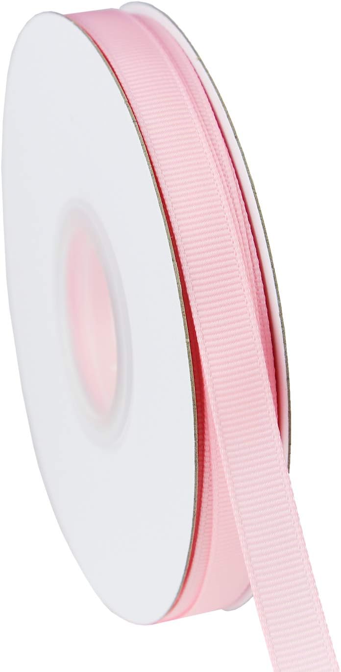 ITIsparkle 3/8" Inch Grosgrain Ribbon 50 Yards-Roll Set for Gift Wrapping Scrap Books Party Favor Hair Braids Baby Shower Decoration Cake Decoration Floral Arrangement Craft Supplies