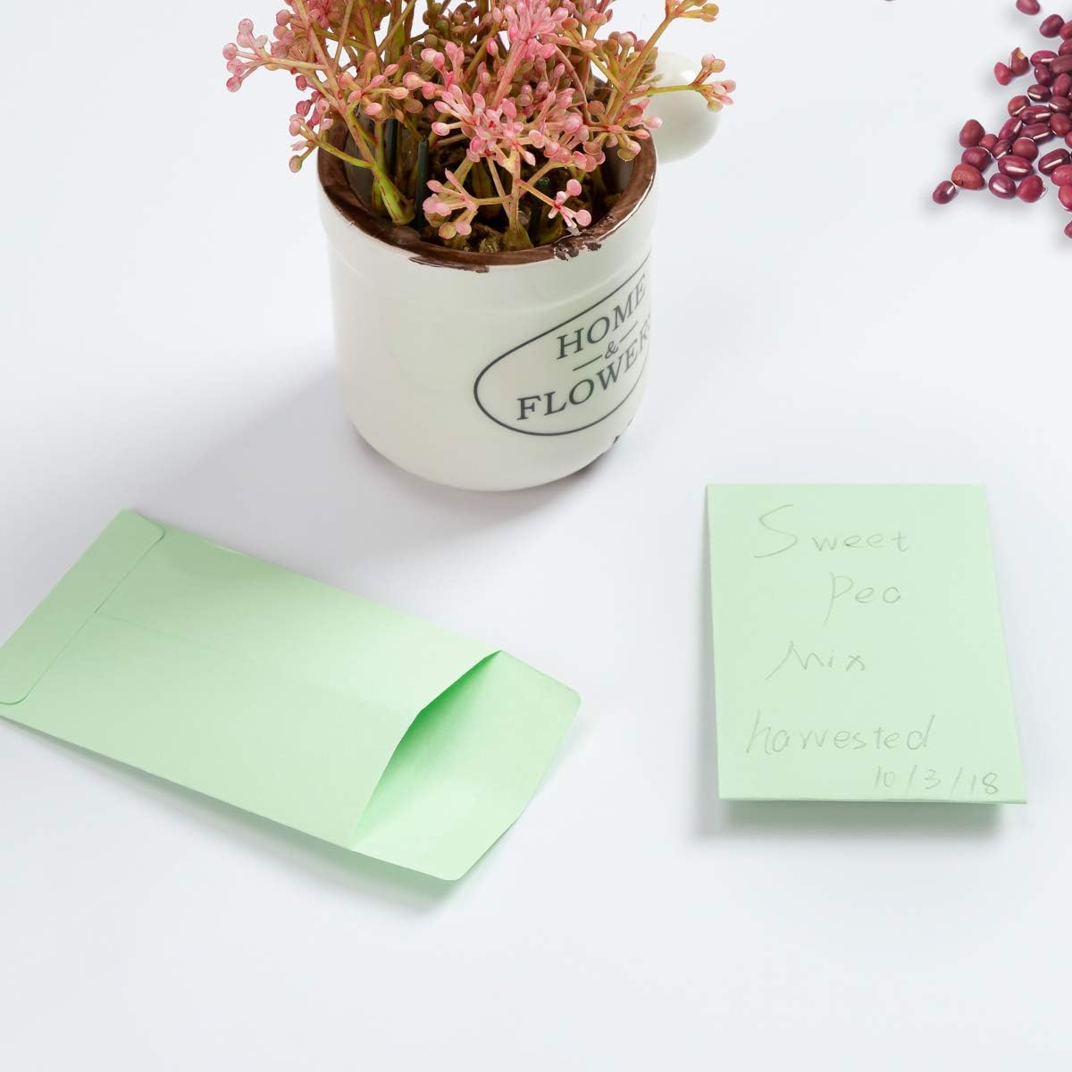 200 Pieces Colorful Small Coin Envelopes Self-Adhesive Seed Envelopes Mini Parts Small Items Storage Packets Envelopes for Garden, Office or Wedding Gift (2.25×3.5 inch)