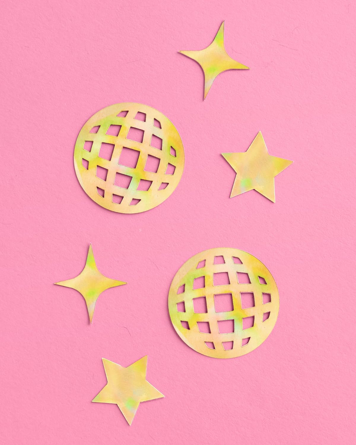 xo, Fetti Gold Disco Foil Confetti - 200 pc | Birthday Party Accessory, Bachelorette Favor, Boogie DIY Activity, Bday Decoration, Glitter Table Decor, Groovy Tablescape