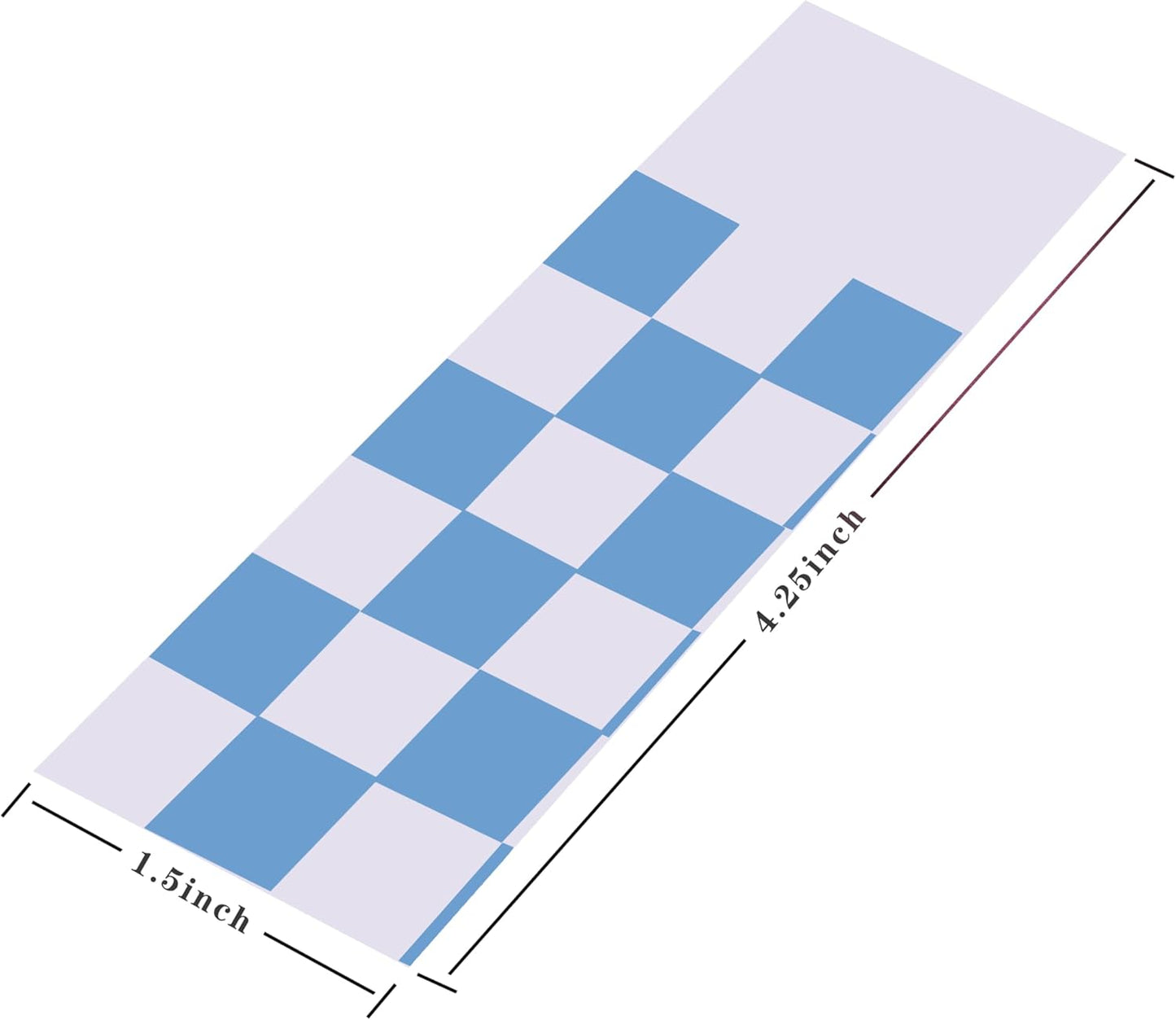 Germiwipe Paper Napkin Band Box of 500,Napkin Rings Self Adhesive,Silverware Wraps Bands (Blue White Grid, Blue White Grid-500pcs)