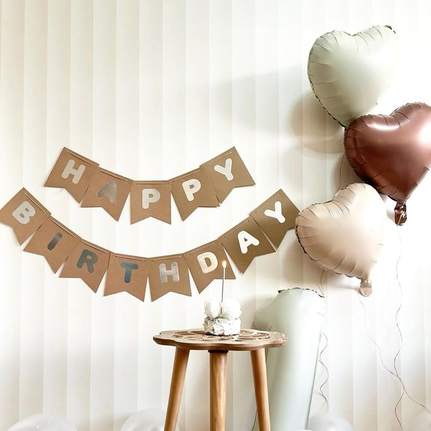 Retro Apricot Heart Balloons, 12Pcs 18 Inch Nude Caramel Helium Love Heart Shaped Neutral Balloons for Engagement Bridal Wedding Anniversary Birthday Party Baby Shower Valentines Day Decorations