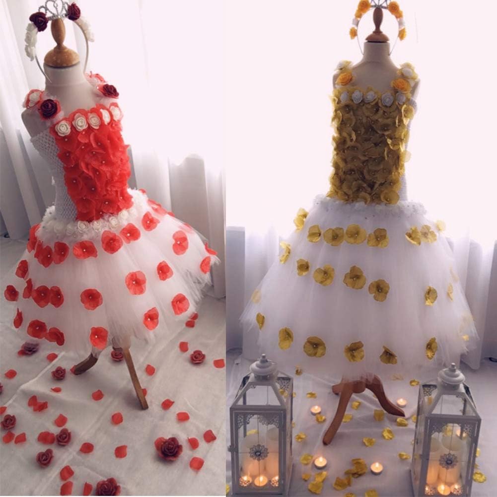 Tulle Fabric Roll, 6” by 200 Yards (600FT) Tulle Organza Fabric Spool for DIY Tutu Skirt Baby Shower Decor Wedding Backdrop Crafts Birthday Party Supplies (White)