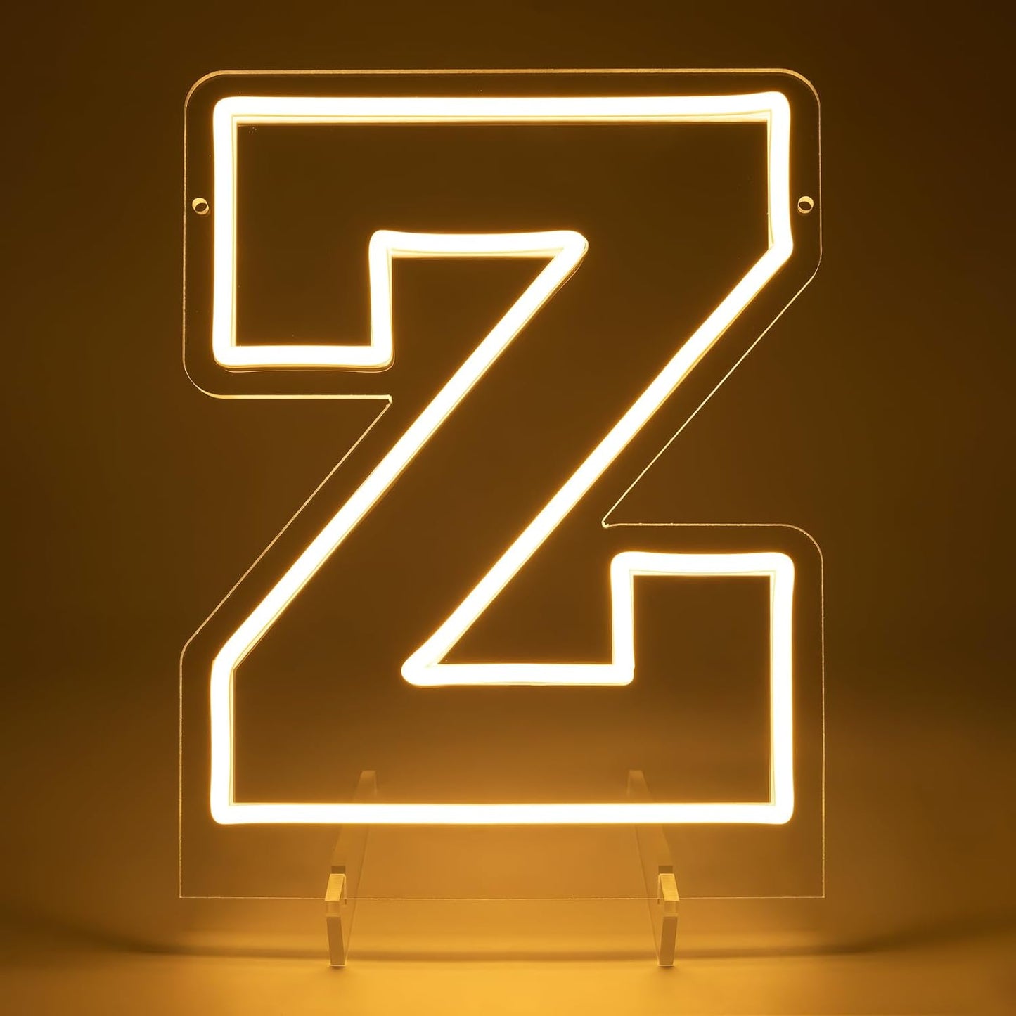 Light Up Letters Z, Led Marquee Letter Lights Neon Sign, 13.9" Height Decorative Lighted Alphabet Number, Battery/USB Powered Led Letters Lights for Wedding, Birthday, Party, Christmas or Home Decor