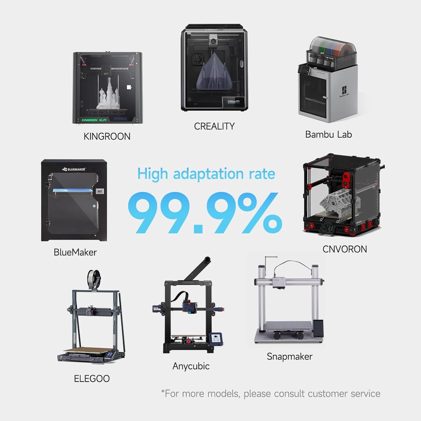 Kingroon PETG CF Filament 1.75mm 3D Printer Filament Black Carbon Fiber Pla Filament 1kg Filament Dimensional Accuracy +/- 0.02mm, Fit Most FDM Printer