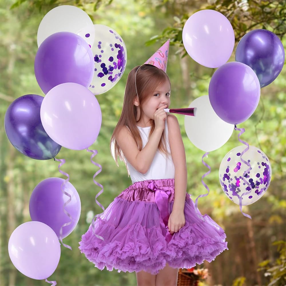 TONIFUL 500 Yards Curling Ribbon-Balloon Ribbon-Balloon String for Art&Craft Decor,Gift Wrapping,Ribbons and Bows for Wedding Christmas New Year Birthday Gifts Graduation Supplies (Light Purple)