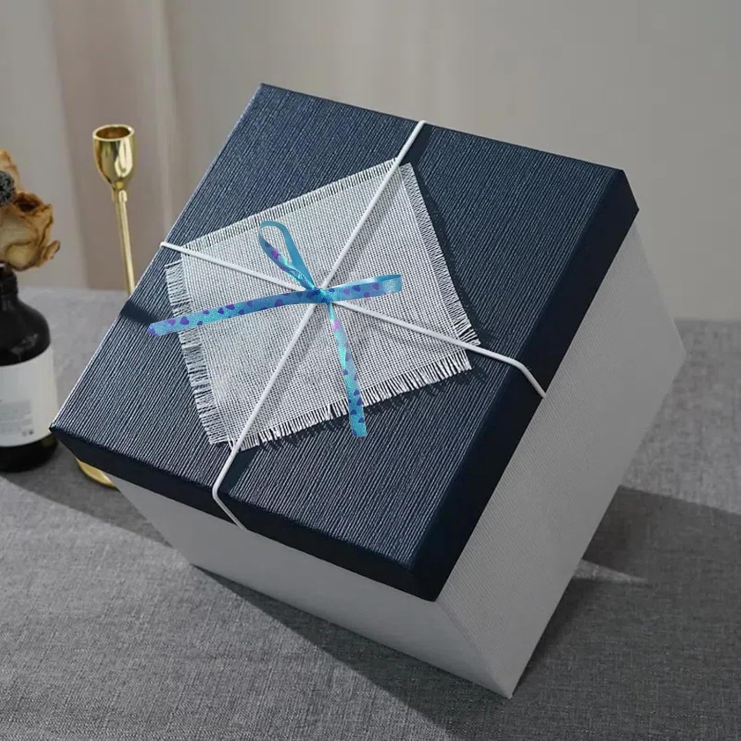 500 Yards Curling Ribbon Balloon String, Blue Christmas Curling Ribbons for Crafts Gift Wrapping, Baby Shower Graduation New Year Birthday Gifts Wedding Party Independence Day Decorations