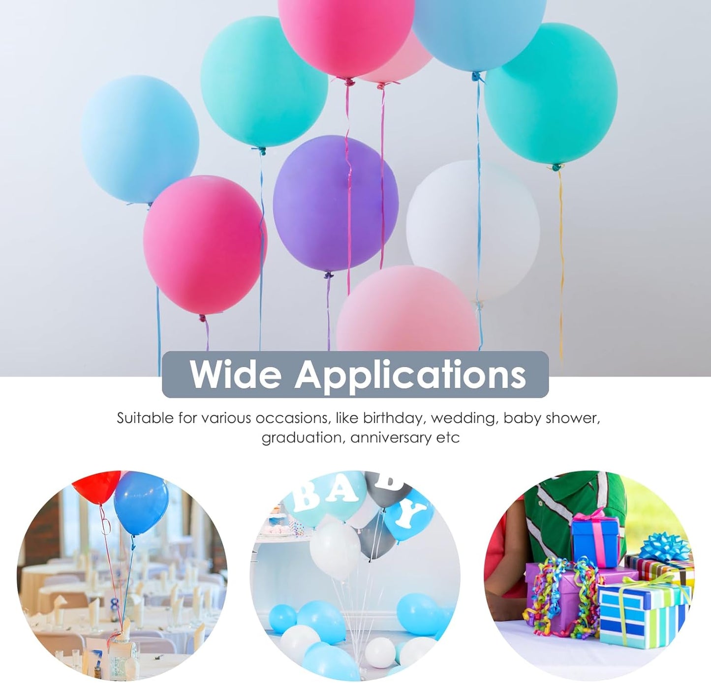 Silver Curling Ribbon - 500 Yard Curly Gift Ribbon for Wrapping, Balloons & Floral Arrangements