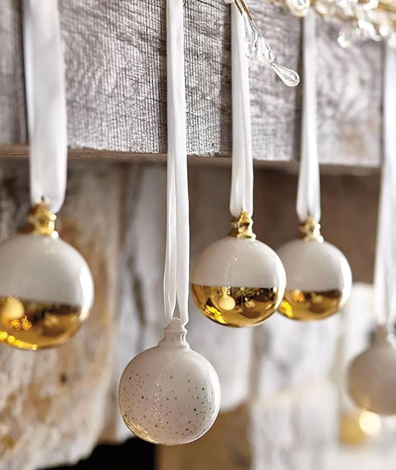 White Velvet Ribbon 3/8'' 25 Yards for Christmas Tree, Gift Wrapping, Flower Bouquet, Wreath Decorations, Bow Making