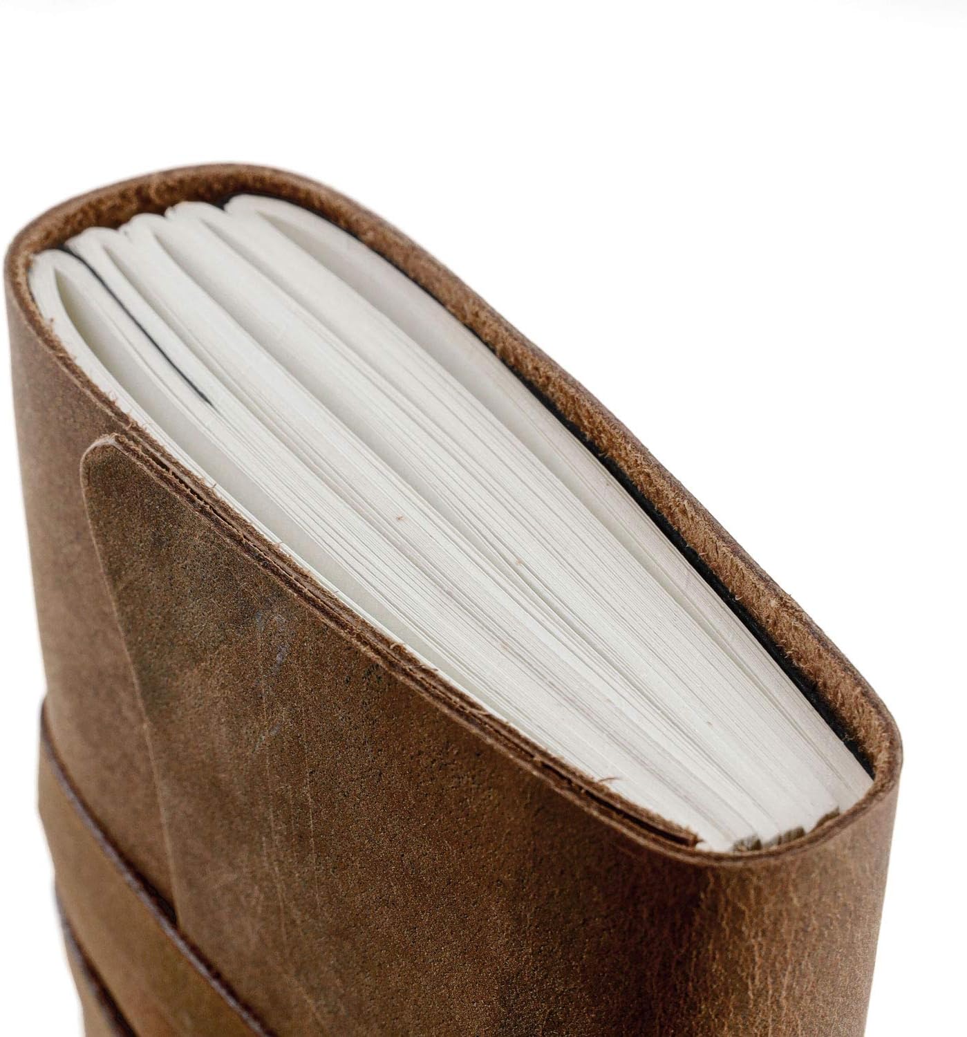 Handmade Leather Journal | Writing Diary | Bound Daily Notepad For Men & Women Unlined Paper Medium, writing pad gift for artist, sketch