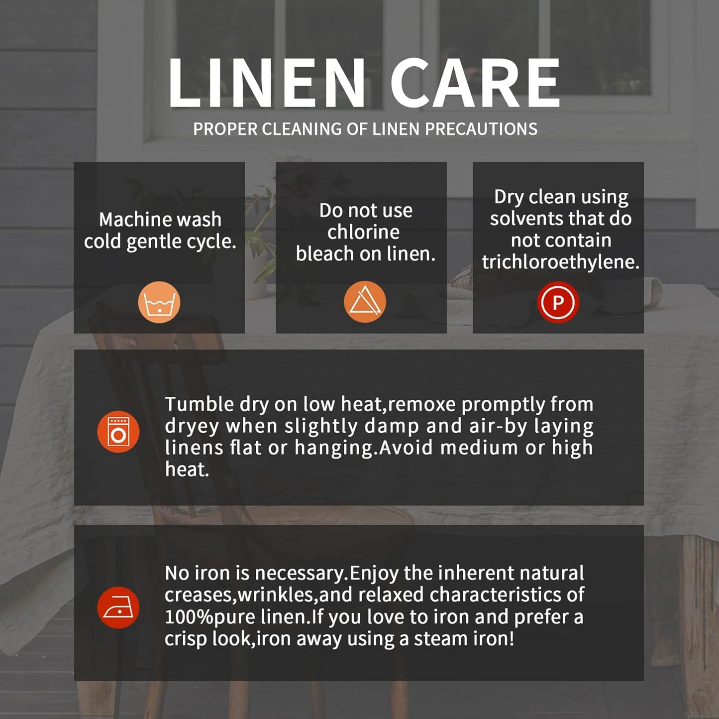 EVERLY 100% Pure Linen Round Tablecloth 90Inches for Dining,Buffet Parties,Picnic,Events,Weddings and Restaurants,Decorative Halloween,Thanksgiving Machine Washable Tablecloths-Olive Green