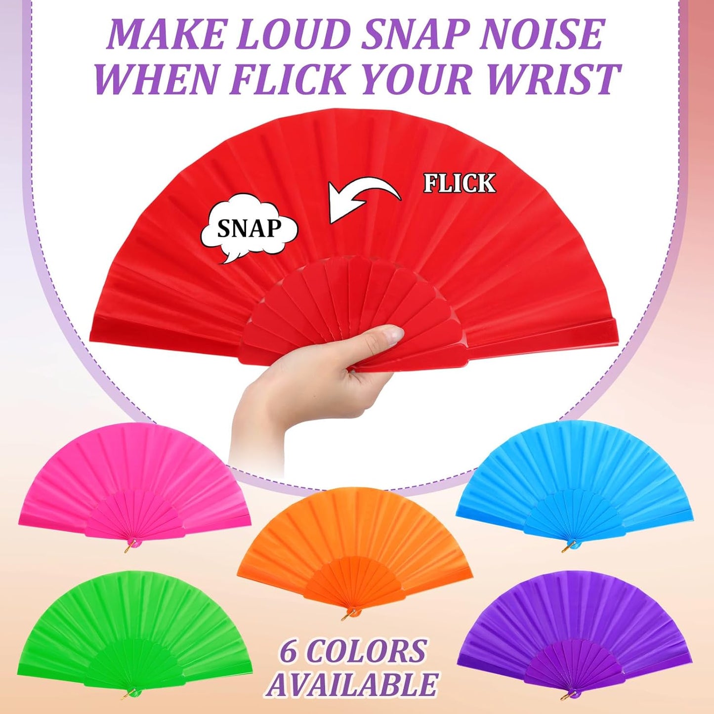 Geetery 30 Pcs Folding Hand Fan for Line Dancing Spanish Boots on the Ground Fans Gifts Bulk Colorful Silk Popping Rave for Women Tea Party Wedding Church Halloween Costume(Gauze,Pure Color)