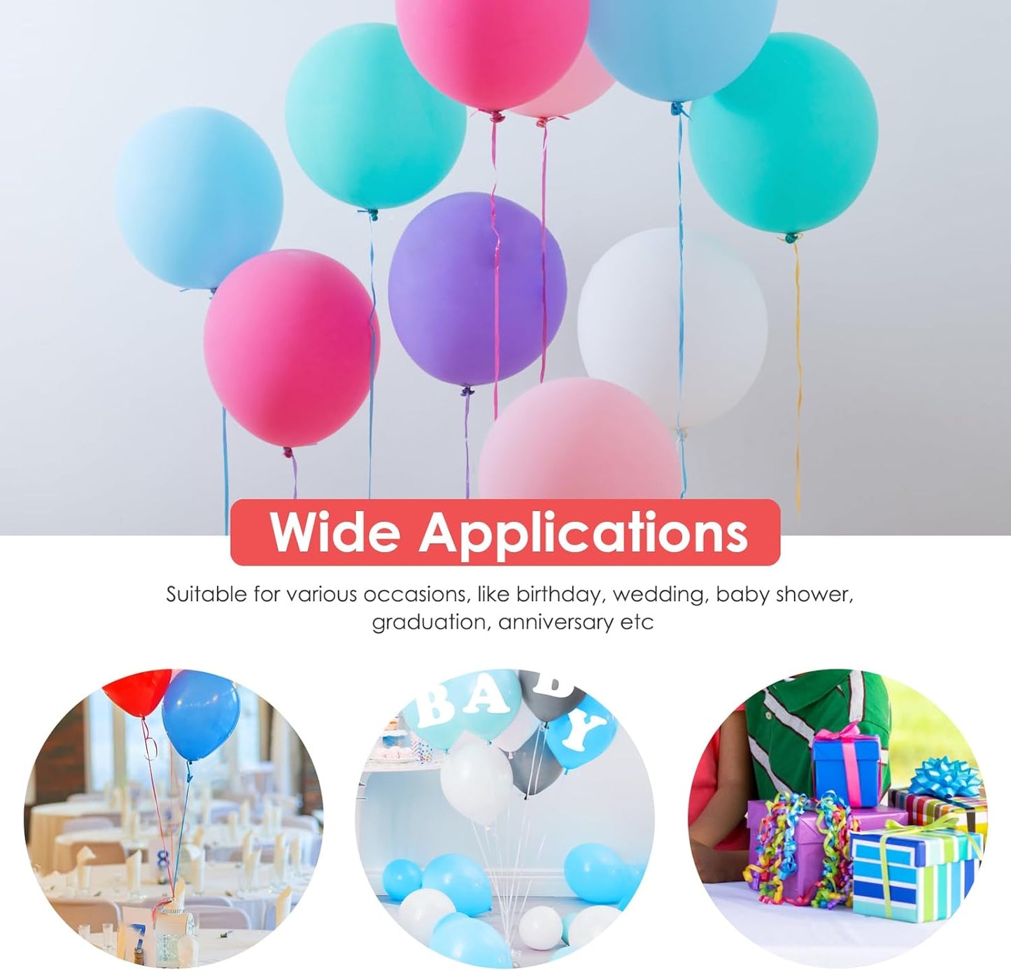 Red Curling Ribbon, 3/16" x 500 Yards, Polyester, Multi-purpose, Solid Red, Classic, For Special Occasions