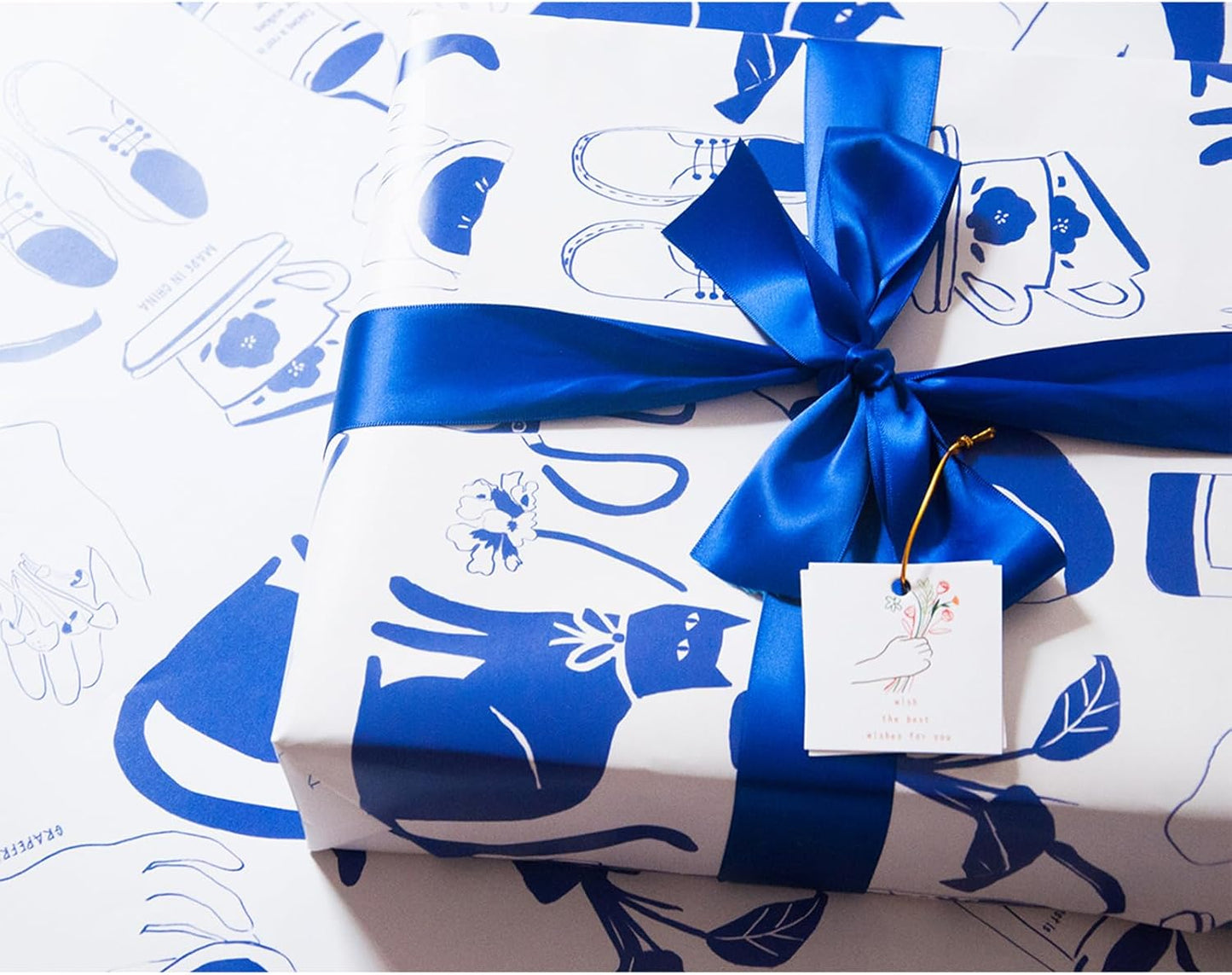 1 Inch Royal Blue Satin Ribbon 50 Yards Solid Fabric Ribbons for Gift Wrapping, Crafts, Floral Arrangements, Wedding, Party, Holiday Decor