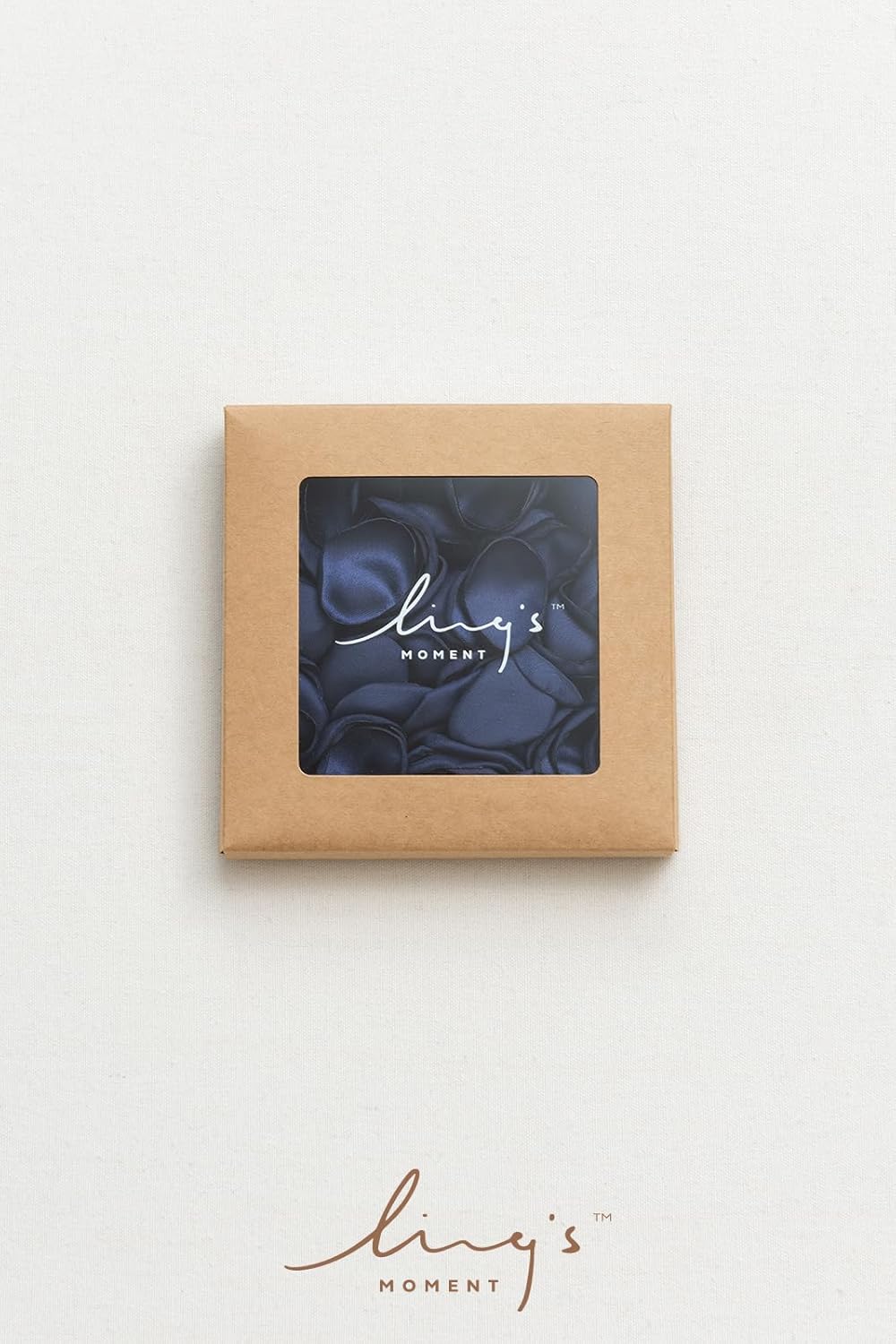 Ling's Moment Rose Petals, Silk Flower Petals for Wedding/Aisle/Flower Girl Baskets/Table Centerpiece Décor,etc.Navy Blue 200pcs