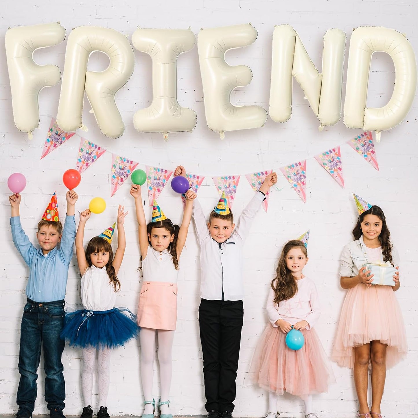 40 Inch Letter Balloons J, Big Custom A-Z Alphabet Foil Name Balloon Cream White, Self Inflating Beige Customize Helium Balloon Letters J for Women Girls Birthday Bride Baby Shower Party Decorations