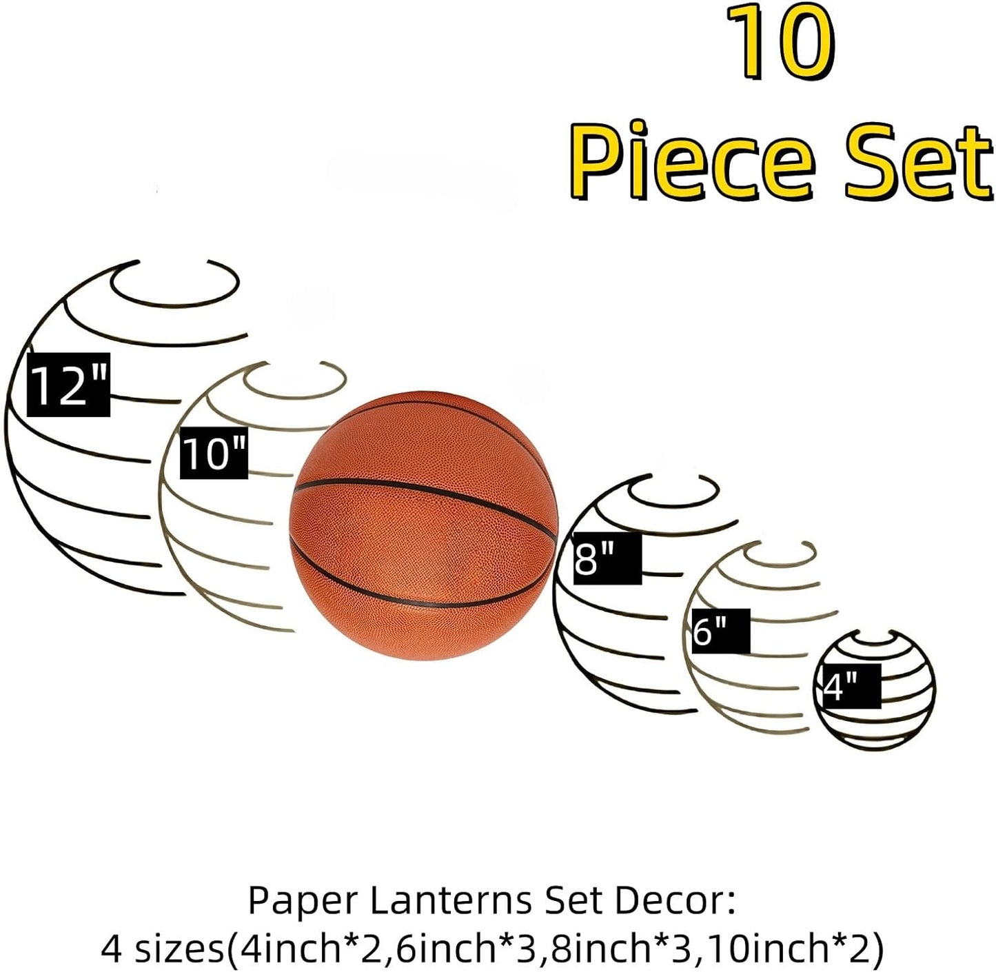 Pink Paper Lanterns Decorative 10pcs Party Hanging Decorations for Bachelorette Wedding Birthday Baby Shower Graduation Anniversary Pink Themed Room Decor DIY Activities