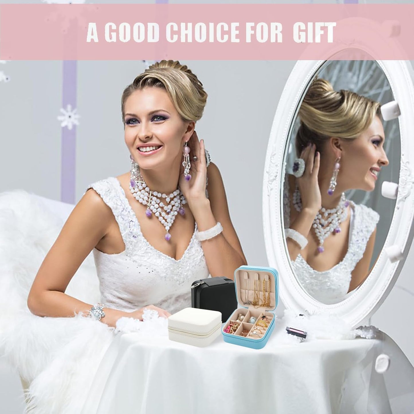 Bridesmaid Scrunchies Proposal Gifts 4.1inch square Hair Claws Bachelorette Hair Clip heart sunglasses Girls gift for Wedding Party Favors (White)