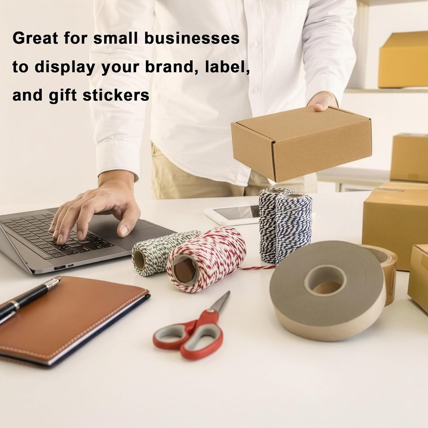 MEBRUDY 6x4x2 Inches Shipping Boxes Pack of 75, Small Corrugated Cardboard Box for Mailing Mailer Packing, Brown