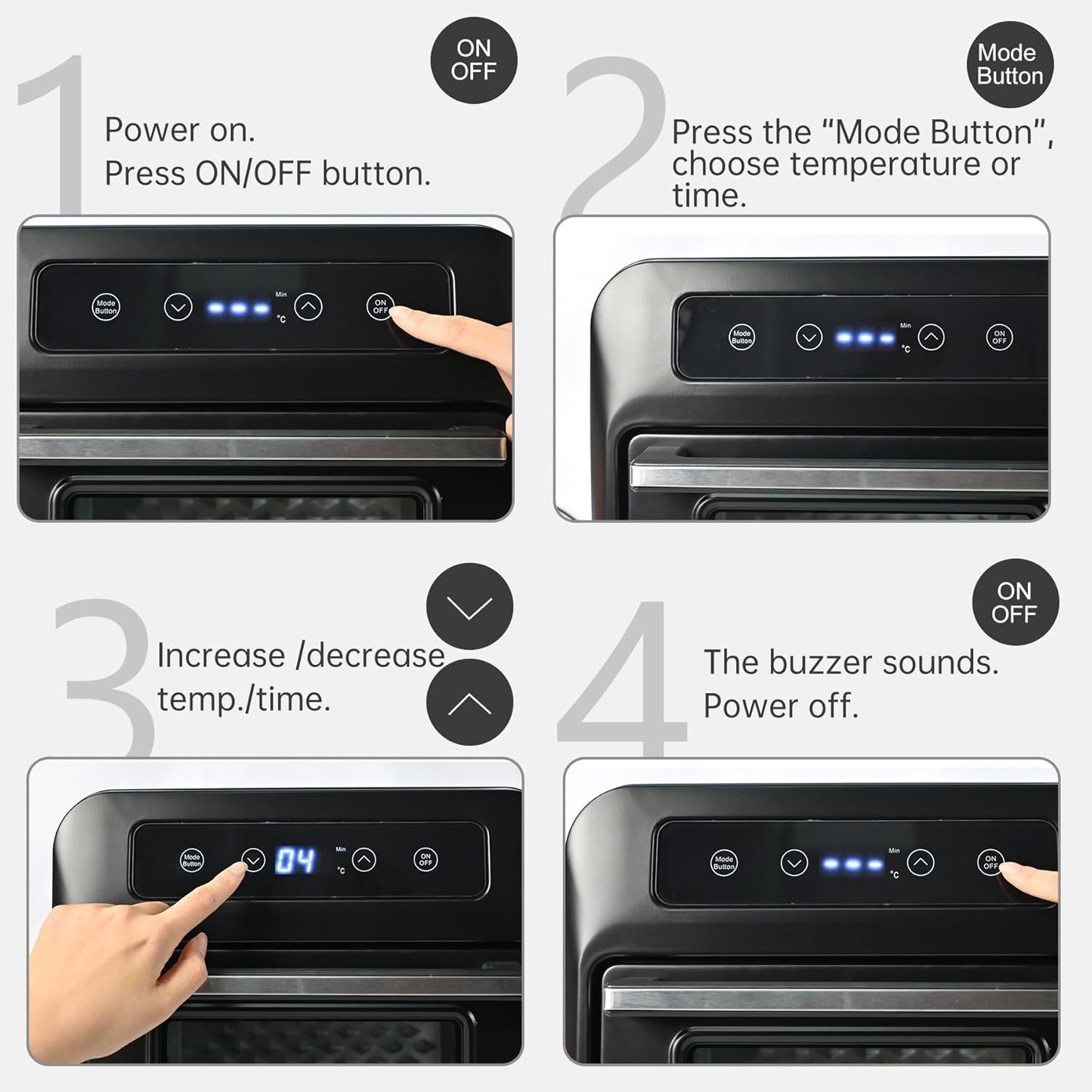 3D Printing Filament Electric Dryer Box, Priline 3D Filament Heating Chambers with Blower, Fast Drying & Moisture-Free Dehydrator for PLA, PETG, TPU, Carbon Fiber Filament