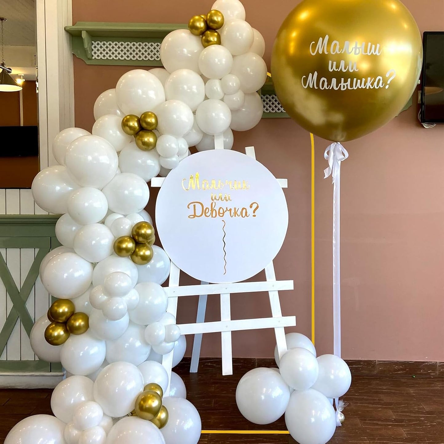 2pcs Arch Backdrop Stand - 7.2ft/6ft Gold Metal Flower Balloon Arch Frame Stand for Wedding, Birthday Party, Christmas, Baby Shower, Bridal Shower, Graduation Photography Decoration