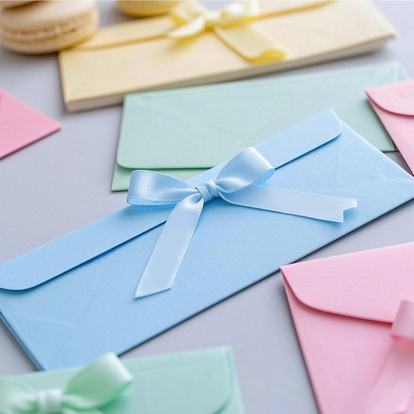 3/8" 6 Colors X 25 Yards Light Rainbow Satin Ribbon,150 Yards Assorted Colors Satin Ribbons for Flower Bouquet,Ribbons for Gift Wrapping Happy Birthday Party Decorations