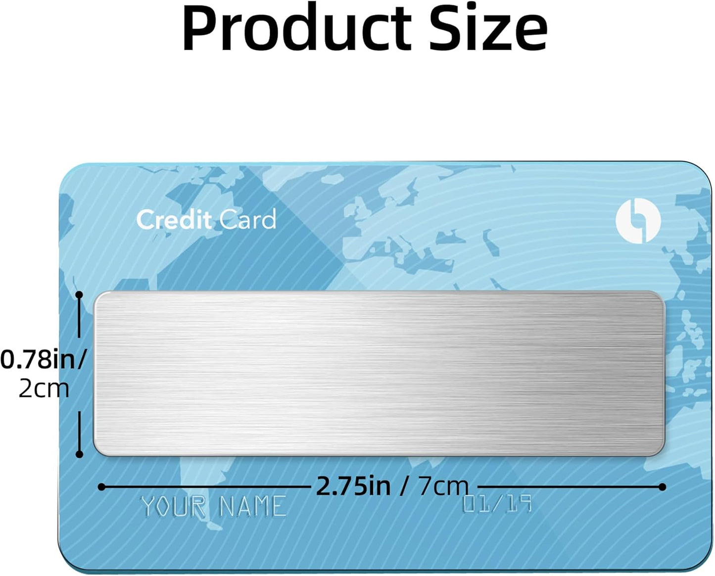 Magnetic Name Tags Personalized - Metal Engravable Name Badges with Pin or Strong Magnetic Backing for Teachers, Kids, Business, 1x3 Inch (Silver, Design 1)