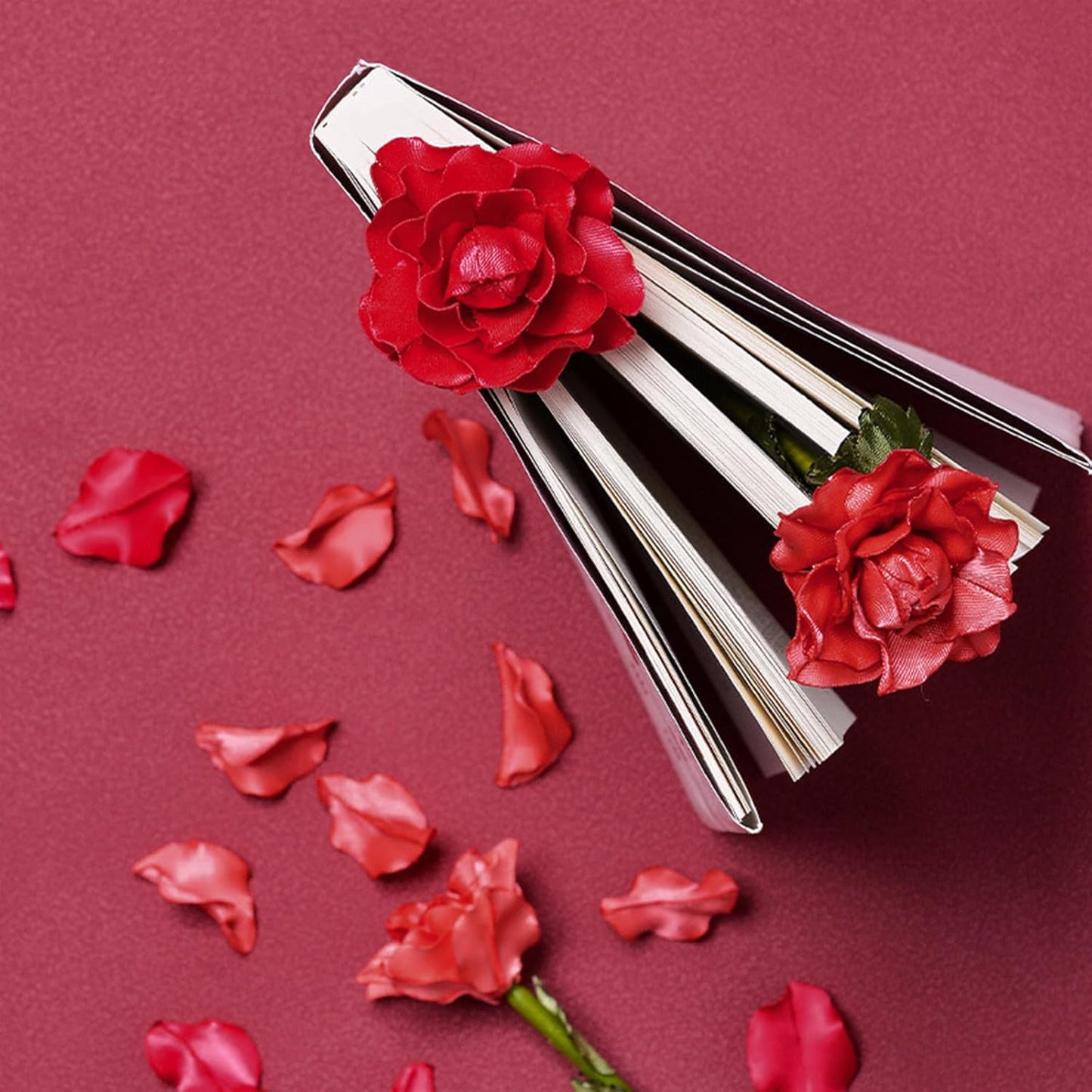 5/8 Inch Burgundy Satin Ribbon 50 Yards Solid Fabric Ribbons for Gift Wrapping, Crafts and DIY Projects, Bows Making, Wedding, Party, Holiday Decor