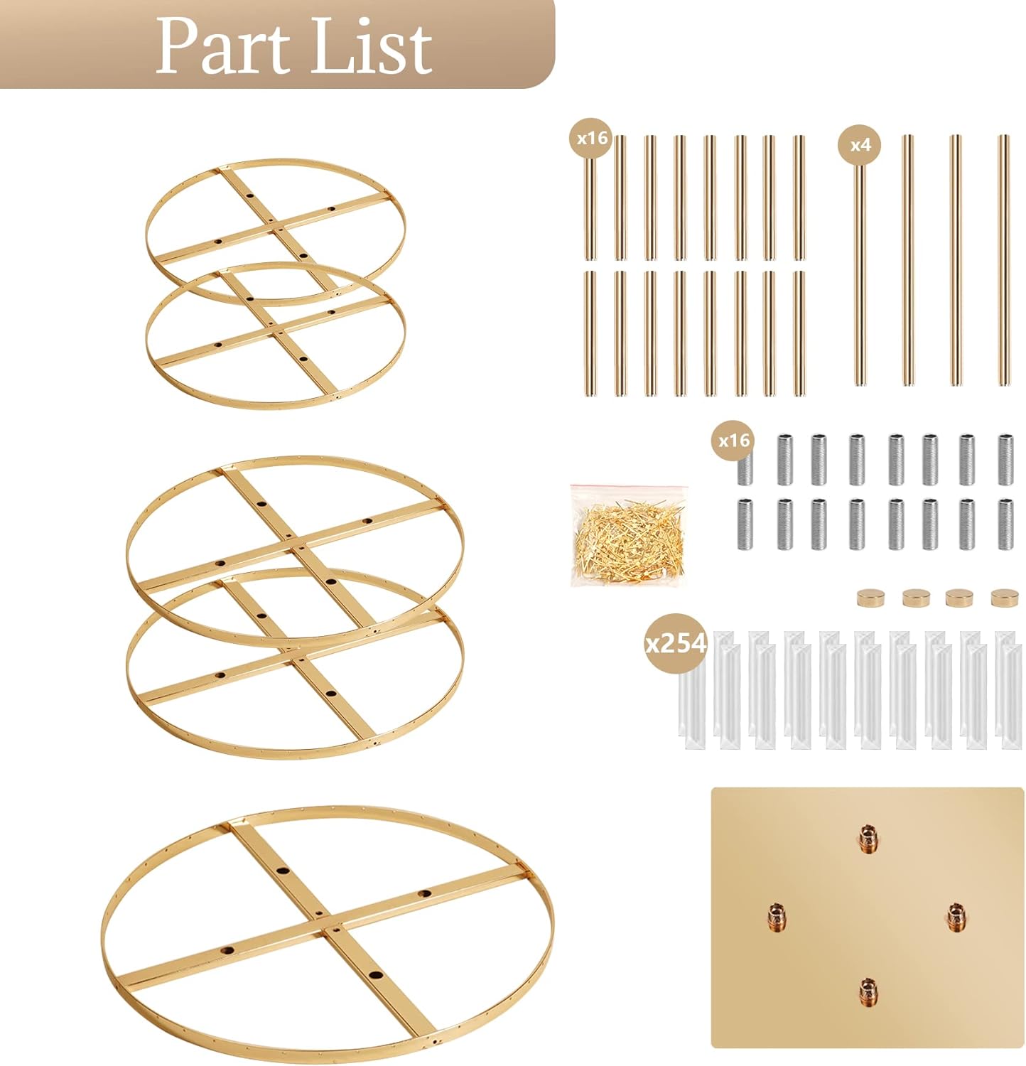 Gold Crystal Vases for Centerpieces, 47.2in Metal Pedestal Stands for Table Chandelier Centerpiece Wedding, 5 Tier Round Flower Stand for Wedding Reception Birthday Party Events Home Decor