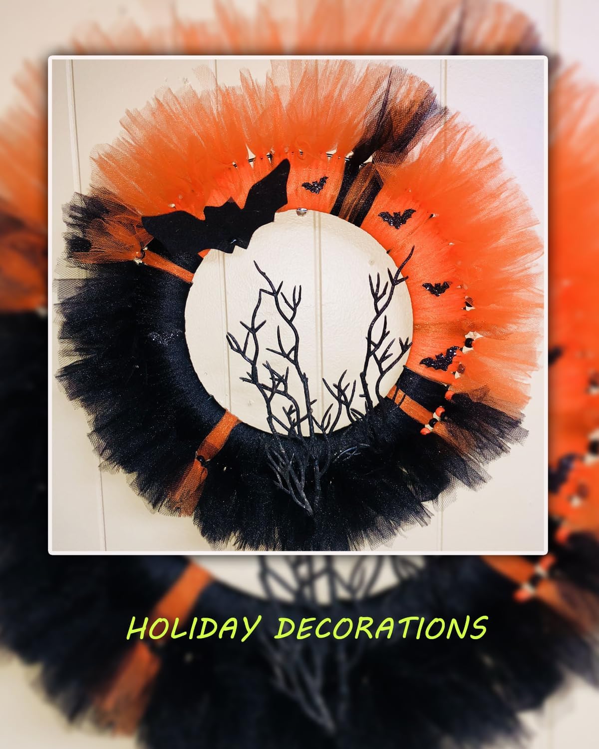 Black Tulle Fabric 108" x 25 Yards for Wedding Pew Bows Garden Netting Plant Cover Gift Wrapping Ceiling Draping Baby Shower Birthday Party Reception DIY Craft Supplies