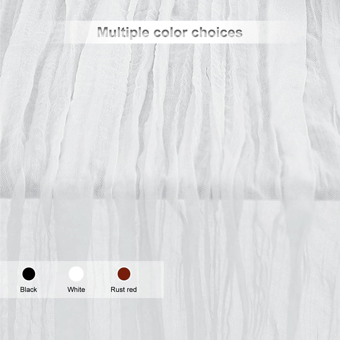 10 Pack White Cheesecloth Table Runner 35x120 Inch 10Ft Rustic Gauze Cheese Cloth Thanksgiving Table Runner Sheer Cheesecloth Table Runners for Wedding Party Bridal Shower Decoration