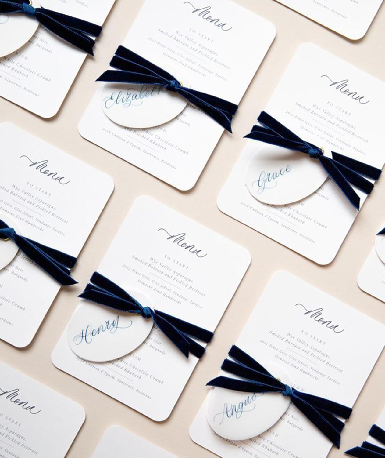 Navy Blue Christmas Velvet Ribbon for Tree, Gift Wrapping, Flower Bouquet, Wreath Decorations, Bow Making 3/8'', 25 Yards